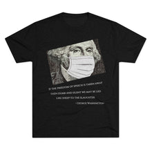 Load image into Gallery viewer, Washington's Warning - Tri-Blend T-shirt