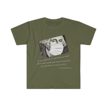 Load image into Gallery viewer, Washington's Warning T-shirt Softstyle T-Shirt