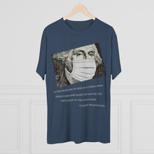 Load image into Gallery viewer, Washington's Warning - Tri-Blend T-shirt