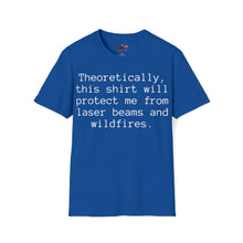 Load image into Gallery viewer, Laser Beam Protection Shirt - Blue Umbrella - Conspiracy Theory Shirt
