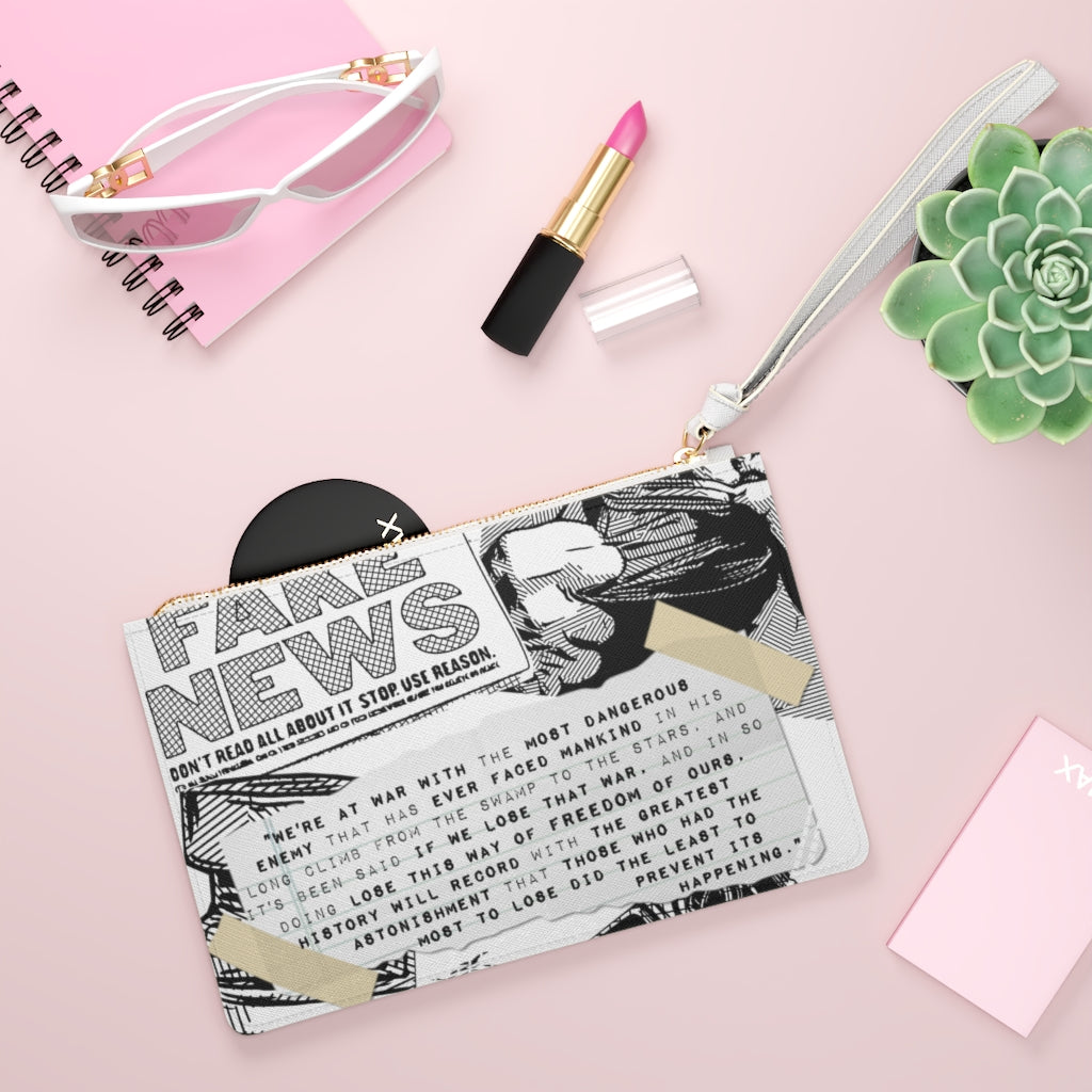 Clutch Bag - Clutch Purse - Conspiracy Pattern - A Time for Choosing