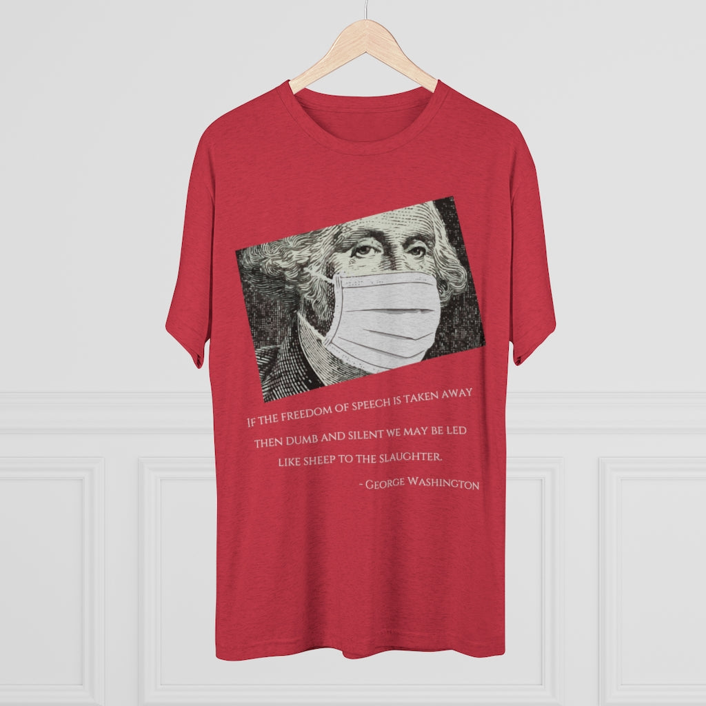 Washington's Warning - Tri-Blend T-shirt