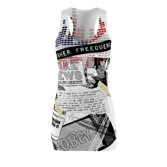 Combo- Conspiracy 2021 - Higher Freequency - Women's Racerback Dress