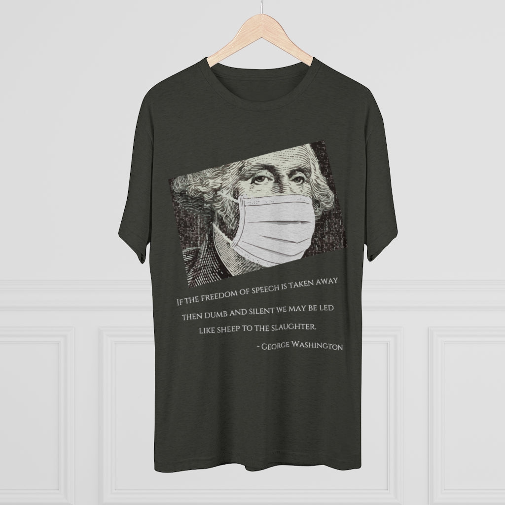 Washington's Warning - Tri-Blend T-shirt