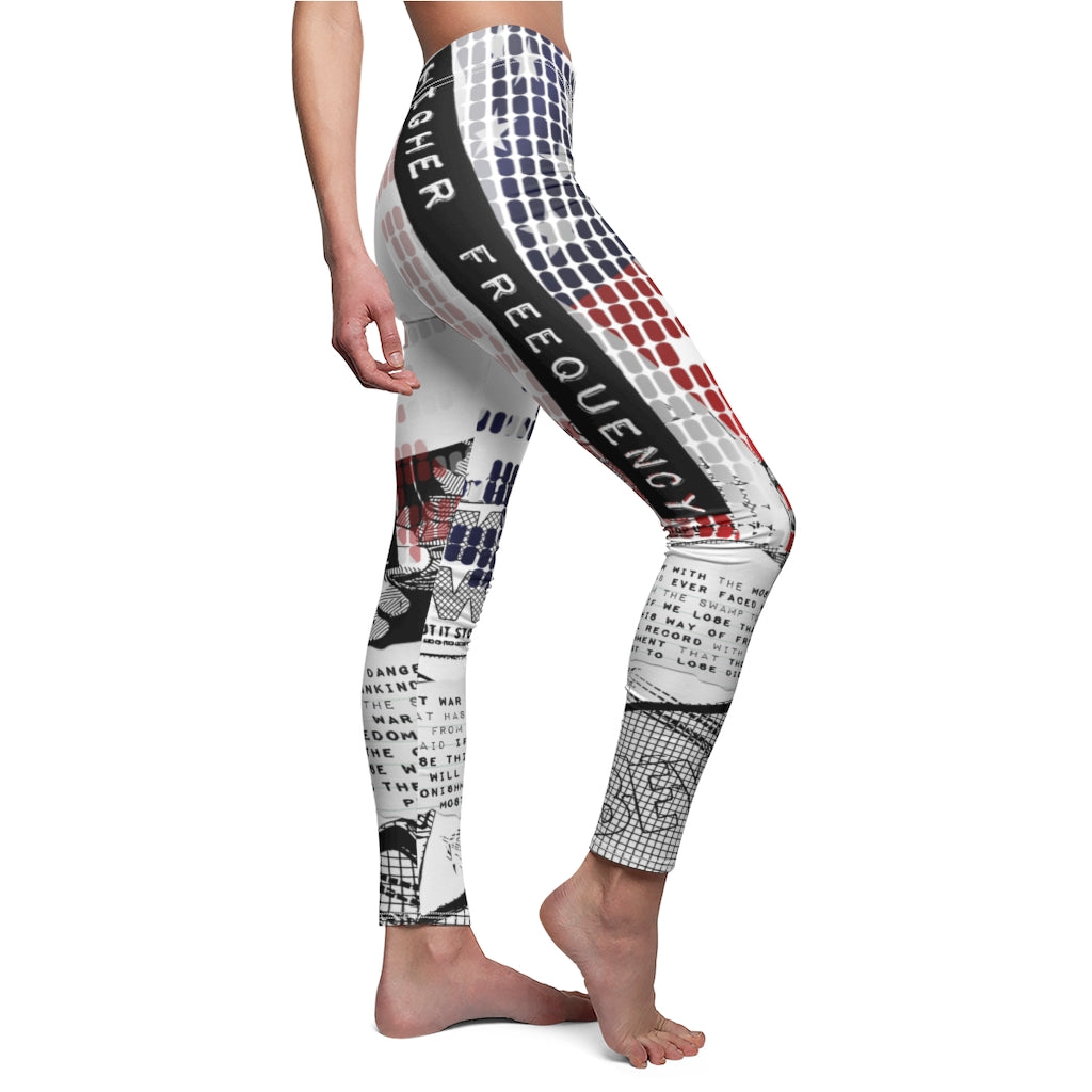 Combo Conspiracy / Higher Freequency - Women's Cut & Sew Casual Leggings