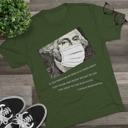 Washington's Warning - Tri-Blend T-shirt