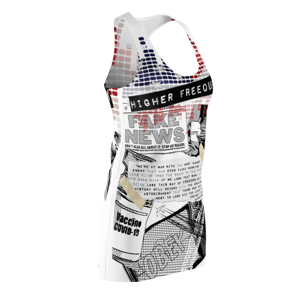 Combo- Conspiracy 2021 - Higher Freequency - Women's Racerback Dress