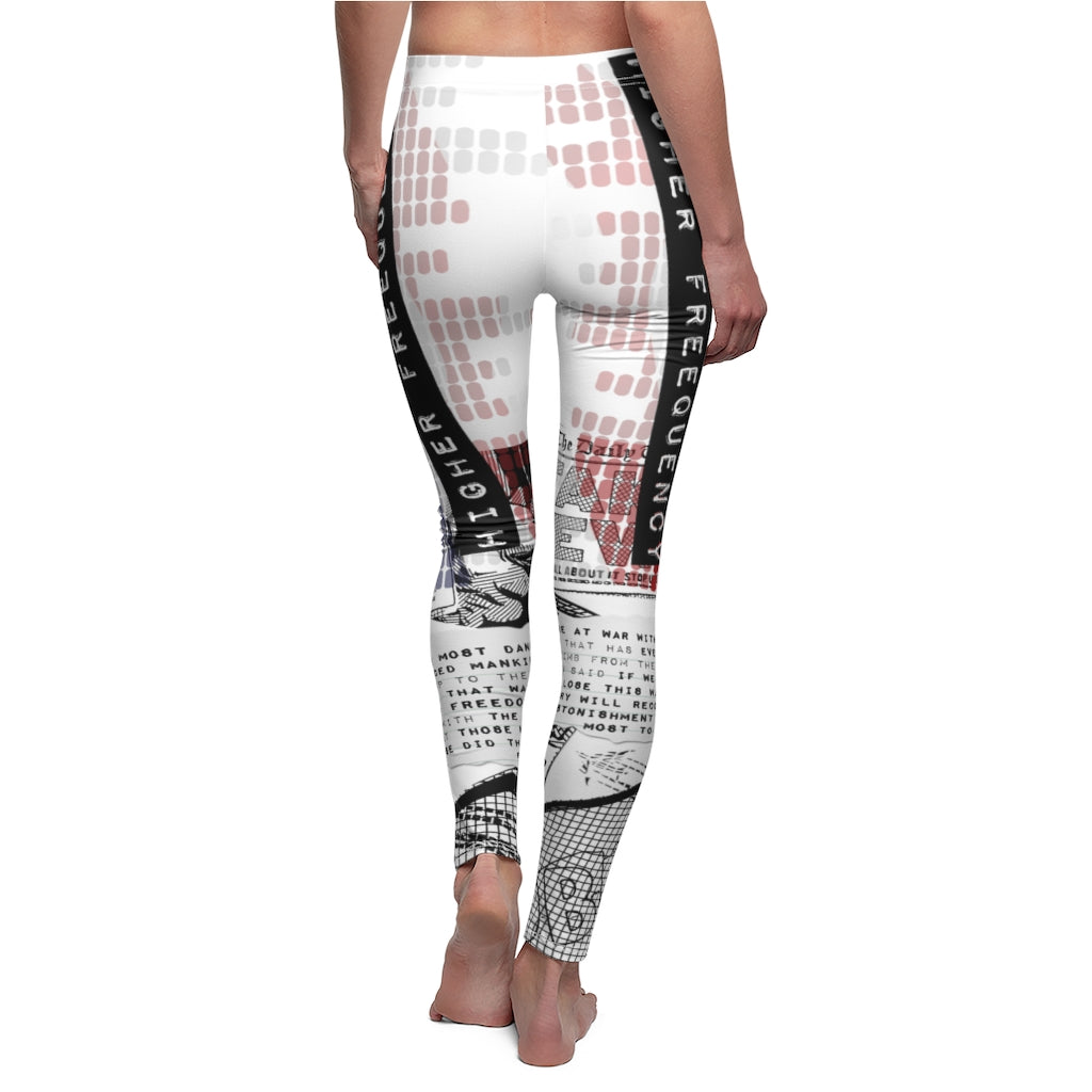 Combo Conspiracy / Higher Freequency - Women's Cut & Sew Casual Leggings