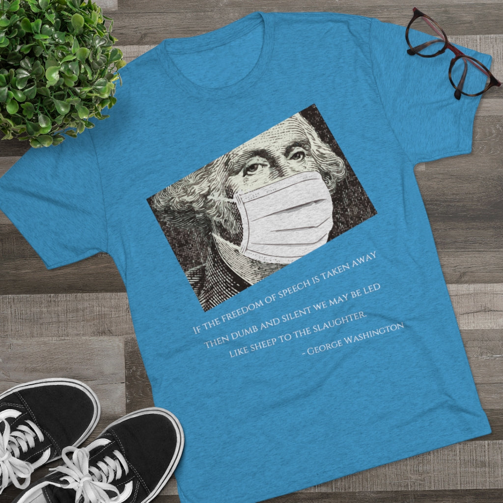 Washington's Warning - Tri-Blend T-shirt