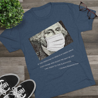 Washington's Warning - Tri-Blend T-shirt