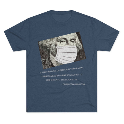 Washington's Warning - Tri-Blend T-shirt