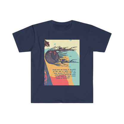 Earth Rotation Speed / Flat Earth - Unisex Softstyle T-Shirt