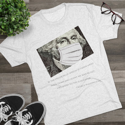 Washington's Warning - Tri-Blend T-shirt