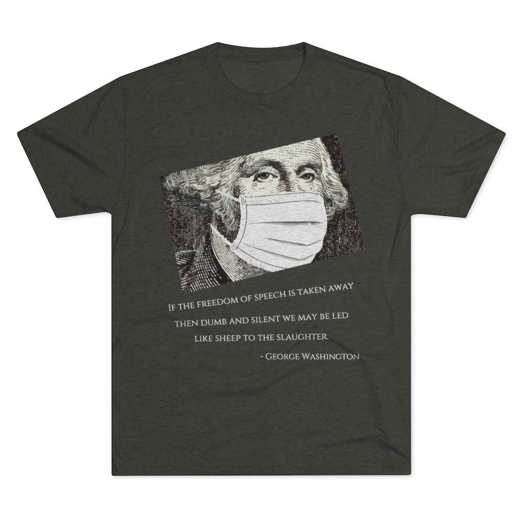 Washington's Warning - Tri-Blend T-shirt