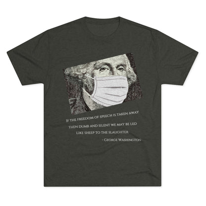 Washington's Warning - Tri-Blend T-shirt