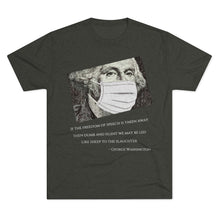 Load image into Gallery viewer, Washington&#39;s Warning - Tri-Blend T-shirt
