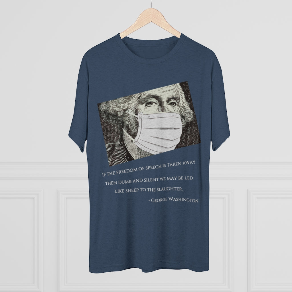 Washington's Warning - Tri-Blend T-shirt