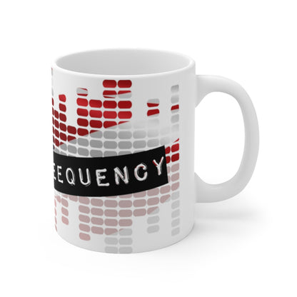 Higher Freequency - Ceramic Coffee Mug 11oz - White