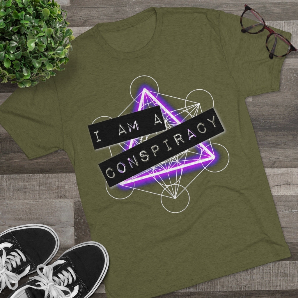 I Am a Conspiracy - T-shirt - Super Soft - Tri-Blend Shirt