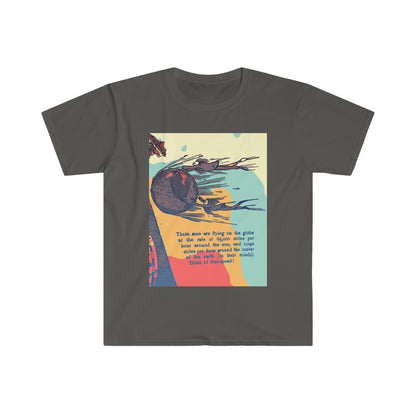 Earth Rotation Speed / Flat Earth - Unisex Softstyle T-Shirt