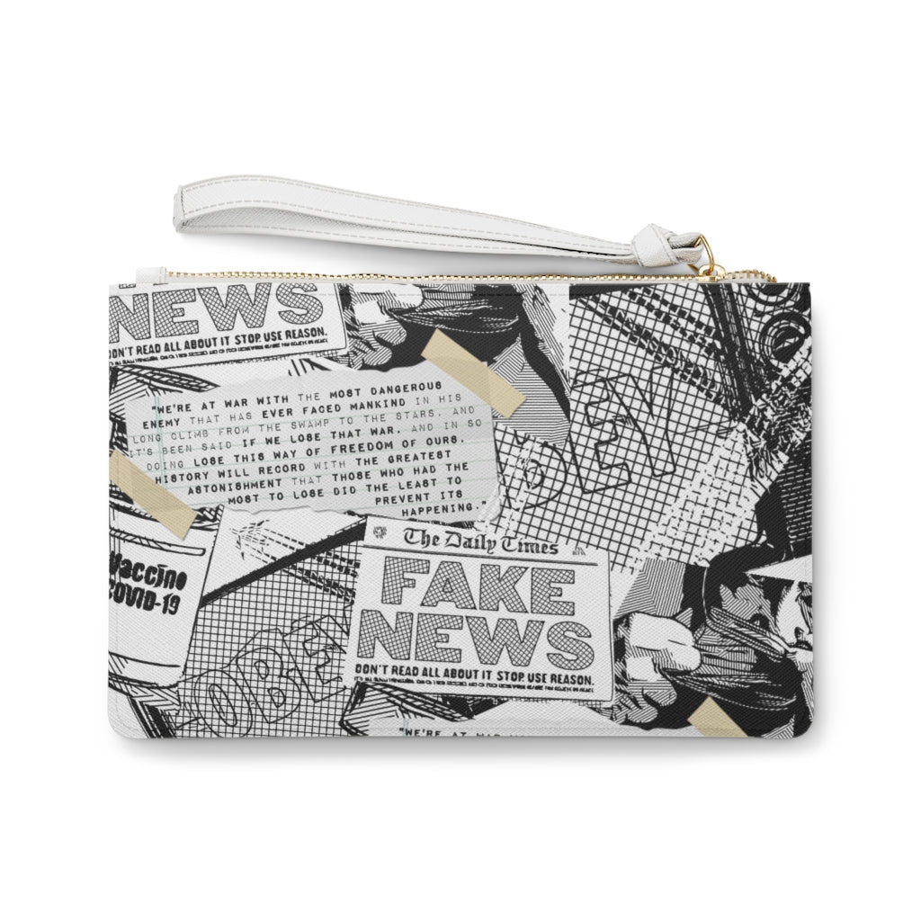 Clutch Bag - Clutch Purse - Conspiracy Pattern - A Time for Choosing