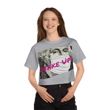 Load image into Gallery viewer, Wake Up - Champion Women&#39;s Heritage Cropped T-Shirt
