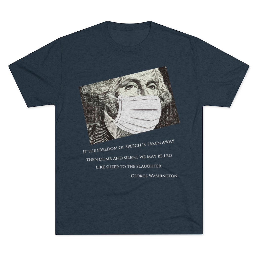 Washington's Warning - Tri-Blend T-shirt