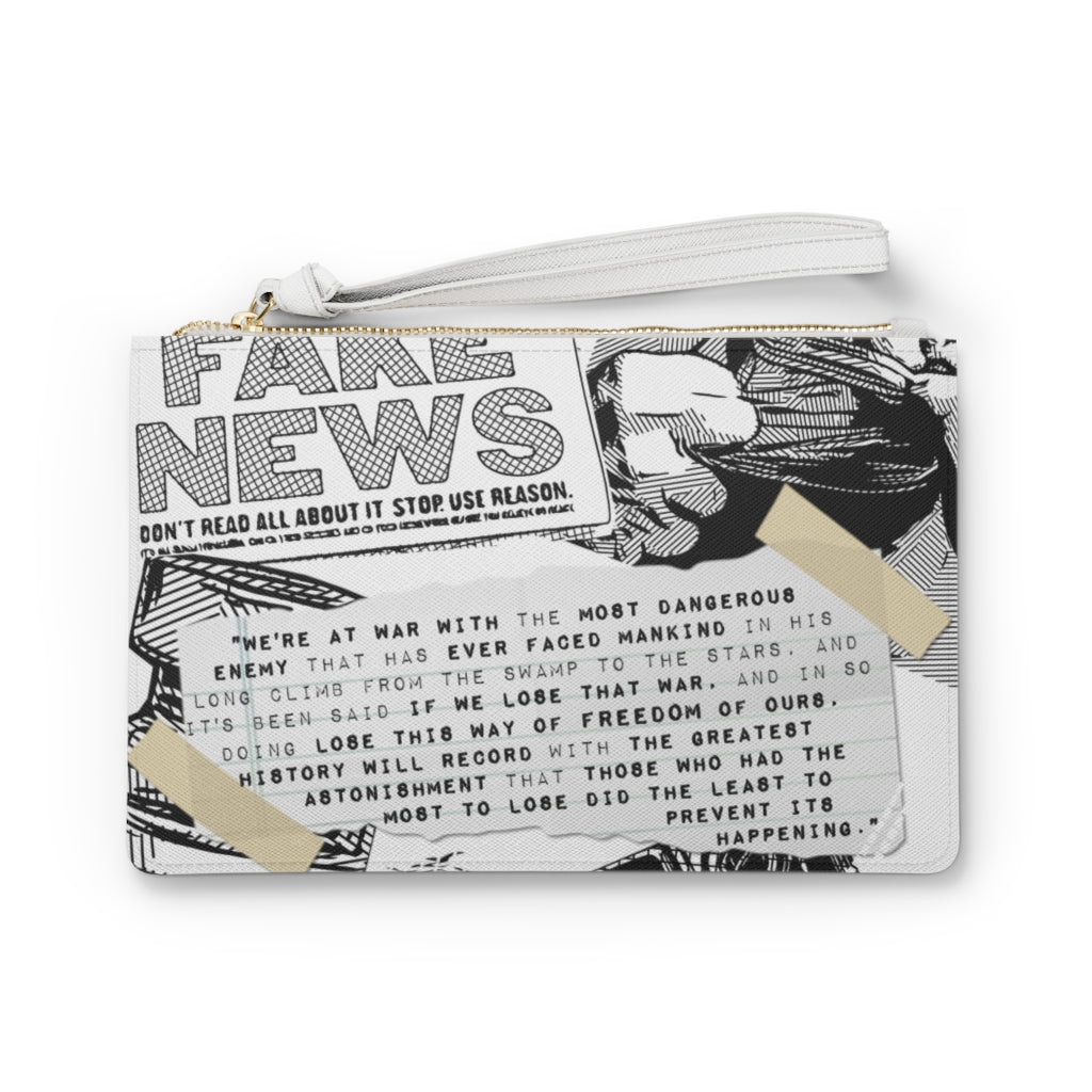 Clutch Bag - Clutch Purse - Conspiracy Pattern - A Time for Choosing