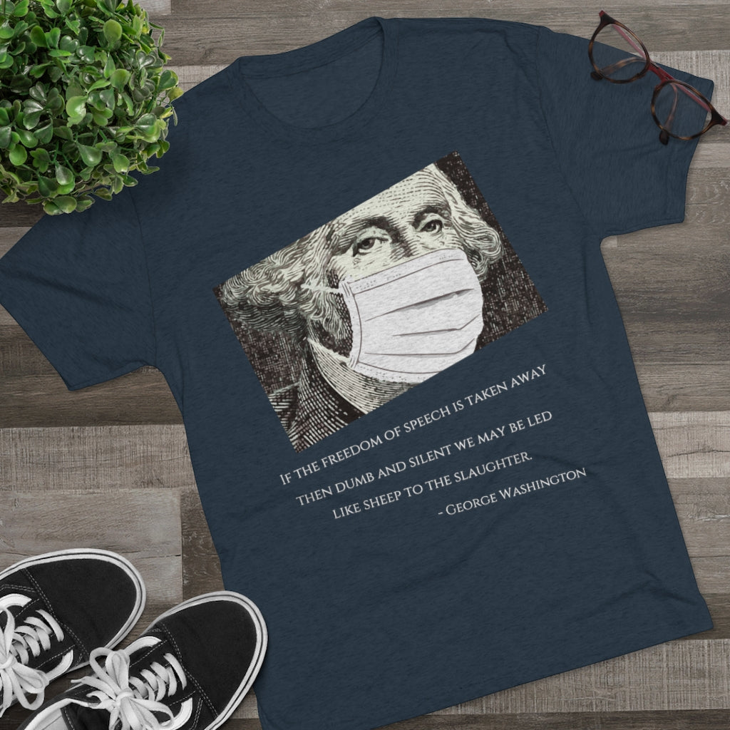 Washington's Warning - Tri-Blend T-shirt